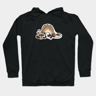 Cute Endangered Black-Footed ferret Hoodie